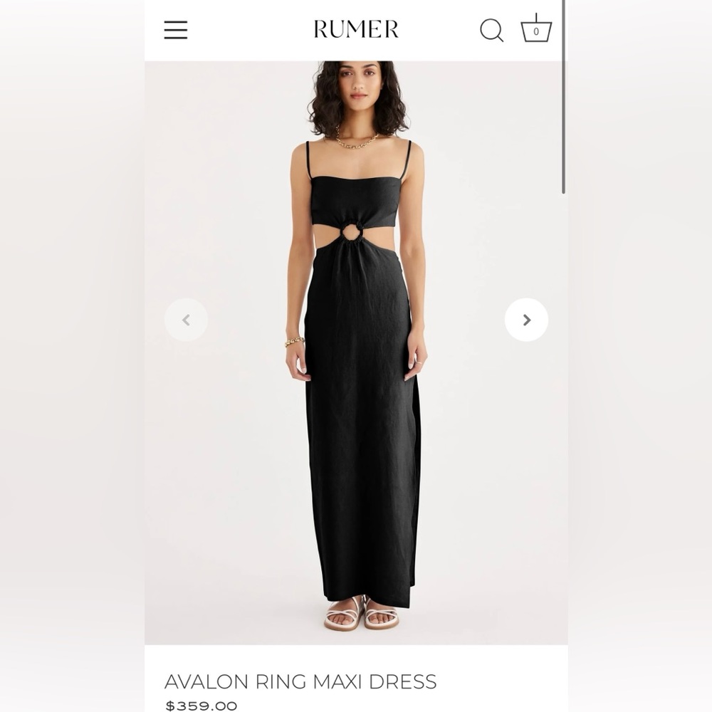 RUMER BRAND NEW WITH TAGS WOMENS MAXI DRESS